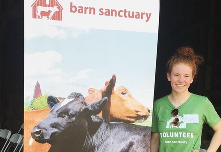 Mullins reflects on experiential learning at the Barn Sanctuary